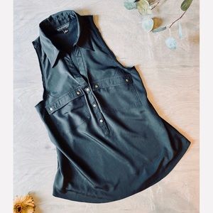 Racerback Sleeveless Henley